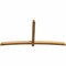 Ekena Millwork Bellingham Rough Sawn Timber Gable Bracket, Western Red Cedar, 108"W x 54"H x 4"D x 4"F, 12/12 Pitch GBW108X54X0404BEL00RWR - alternate 3